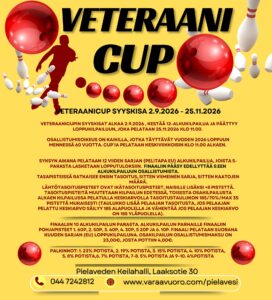 Veteraani CUP syksy 2026